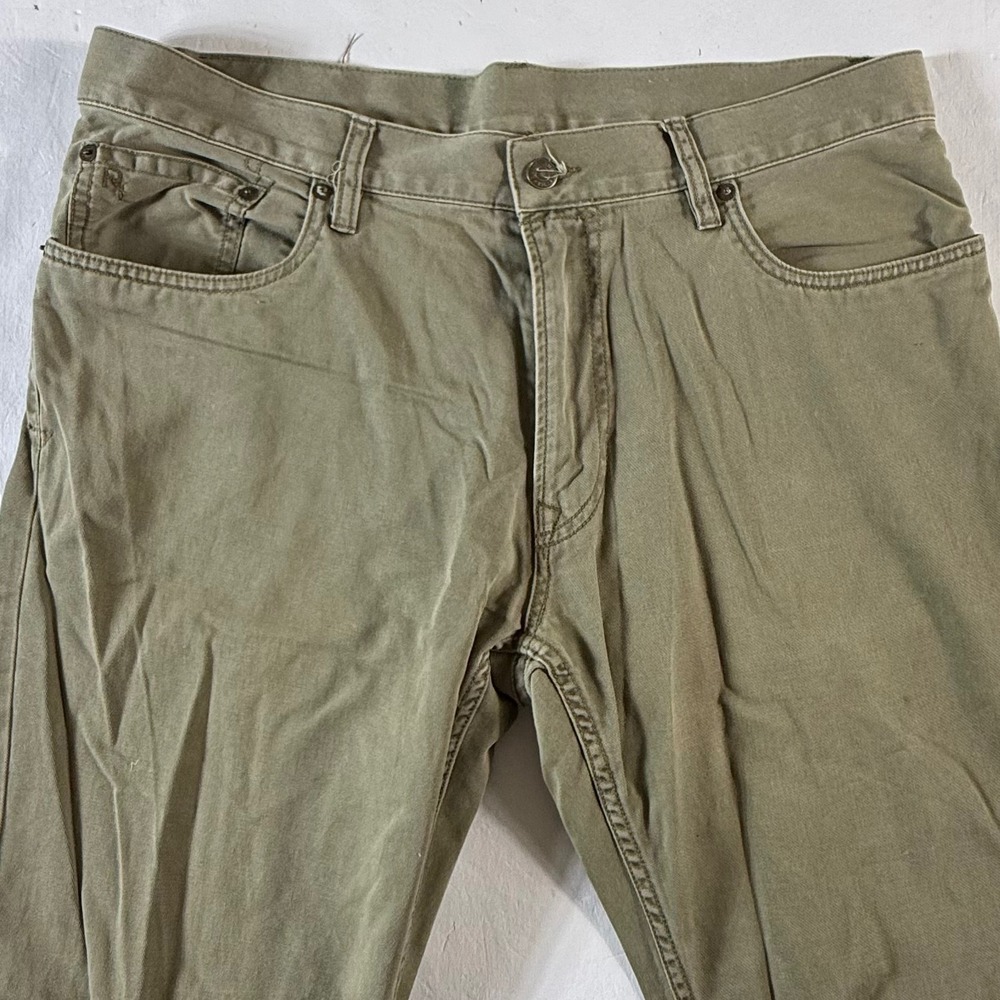 Polo Ralph Lauren Straight Leg Jean Chino Pants Men's 35x32 Olive Green‎ Twill